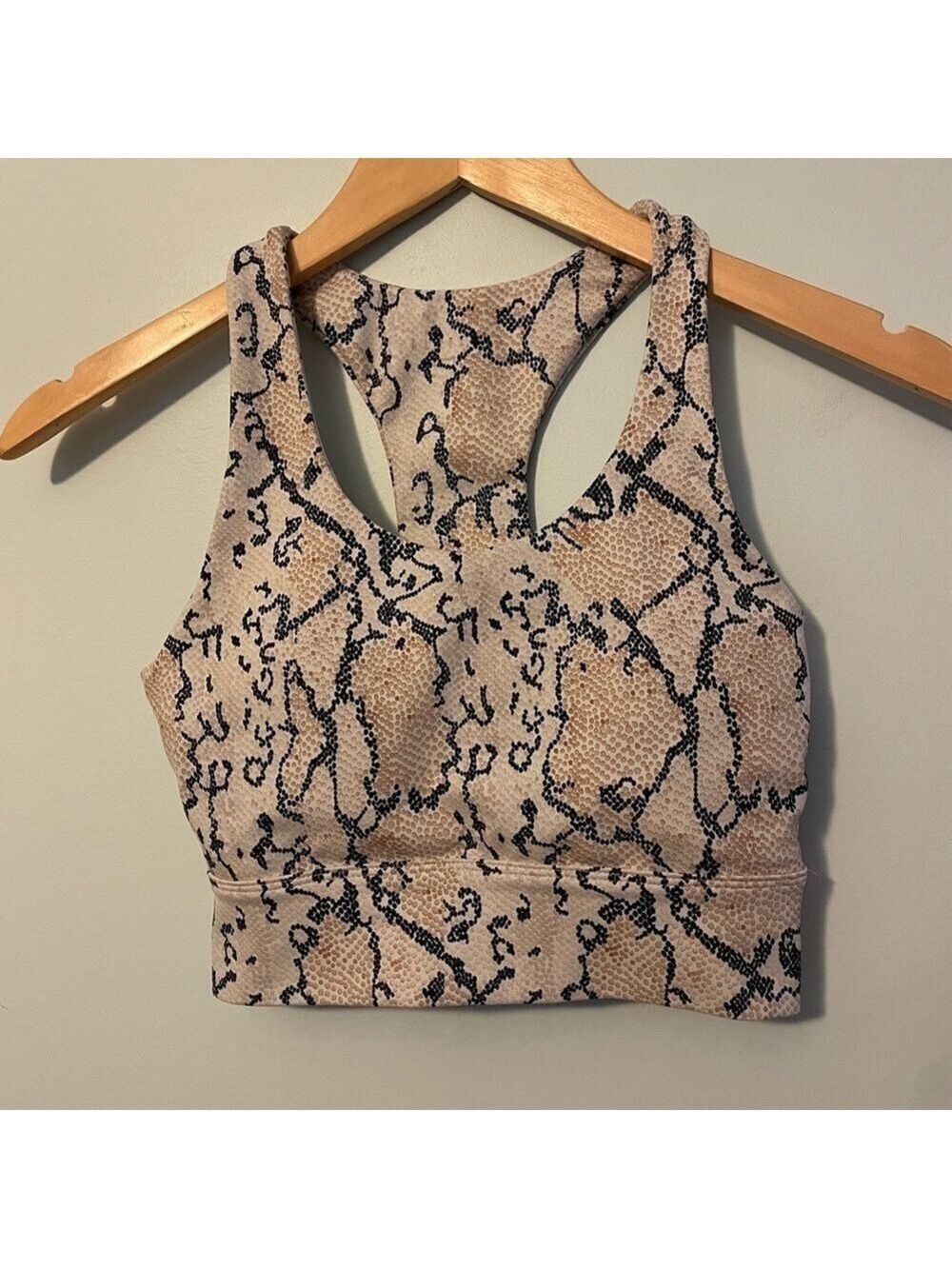 All Fenix White Python Sports Bra Size Small - Picture 3 of 7
